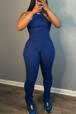 Casual Sleeveless O Neck Skinny Jumpsuits One Piece Bodysuit