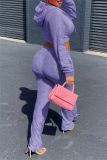 Sportwear Casual Zipper Hooded Long Sleeve Crop Jackets And Straight Leg Pants Two Pieces Sweatpant Sets