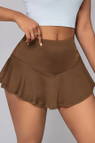 Sportwear Mid Waist Speaker Pleated Tennis Mini Skirt