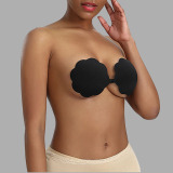 Seamless Stick-On Silicone Bra Invisible Push-Up Nipple Covers for Strapless Dresses and Gowns