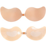 Strapless Breathable Silicone Push-Up Nipple Covers for Wedding Dresses