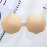 Seamless Stick-On Silicone Bra Invisible Push-Up Nipple Covers for Strapless Dresses and Gowns