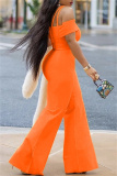 Sleeveless Spaghetti Strap Crop Tops And Flare Leg Pants Vacation Formal Office Lady Two Pieces Trouser Sets