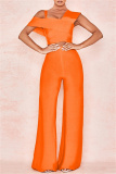 Sleeveless Spaghetti Strap Crop Tops And Flare Leg Pants Vacation Formal Office Lady Two Pieces Trouser Sets
