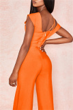 Sleeveless Spaghetti Strap Crop Tops And Flare Leg Pants Vacation Formal Office Lady Two Pieces Trouser Sets