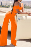 Sleeveless Spaghetti Strap Crop Tops And Flare Leg Pants Vacation Formal Office Lady Two Pieces Trouser Sets