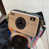 Broadband Camera Messenger Bags Shoulder Square Handbag