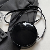 Casual Quirky Ghost Halloween Small Round Pumpkin Crossbody Bag