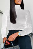 Casual Turtleneck Long Sleeve Inner Wear Slim Fit Tops