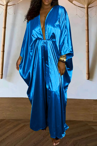 Street Cardigan Collar Bat-wing Sleeve 3/4 Sleeve Longline Cardigan And Skinny Pants Vacation Two Pieces Trouser Sets