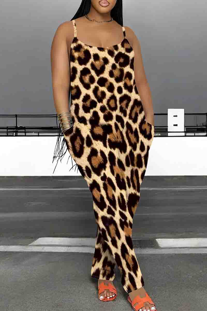 All-Over Print Women's Loose Cami Jumpsuit