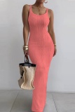 Casual Sleeveless Backless Long Formal Evening Party Bodycon Maxi Slip Dresses