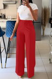 Formal High Waist Office Lady Wide Leg Pants