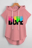 Casual Graphics Print Sleeveless Fall Winter Hooded Sweatshirt
