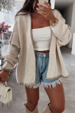 Casual Weave Long Sleeve Winter Fall Knitted Sweater Cardigan Jackets