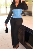 Casual Zipper Turndown Collar Long Sleeve Irregular Hem Vacation Crop Jackets
