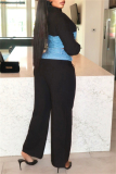Casual Zipper Turndown Collar Long Sleeve Irregular Hem Vacation Crop Jackets