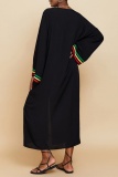Striped Print Open Cardigan for Vacation Bikini Beachwear Beach Cover-Up