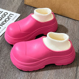 Trendy Women's Cotton Warm Shoe Covers for Outdoor Wear