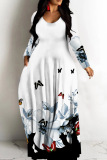 Colorful Animal Print Backless Spaghetti Strap Floor Length Vacation Baggy Sundress Slip Maxi Dress