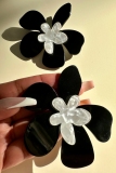 Flower Statement Earrings For Vacation Bohemian Fashionable Trendy Ear Jewelry