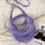 Purple Y2K Spicy Girl Bagwire Noodle Bag