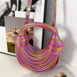 Purple Y2K Spicy Girl Bagwire Noodle Bag