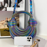 Purple Y2K Spicy Girl Bagwire Noodle Bag