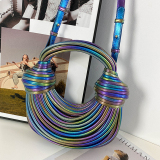 Purple Y2K Spicy Girl Bagwire Noodle Bag