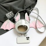 Casual Halloween Bat Small Crossbody Zipper Bags