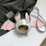 Casual Halloween Bat Small Crossbody Zipper Bags