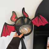 Casual Halloween Bat Small Crossbody Zipper Bags
