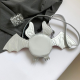 Casual Halloween Bat Small Crossbody Zipper Bags