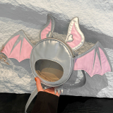 Casual Halloween Bat Small Crossbody Zipper Bags