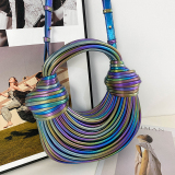 Purple Y2K Spicy Girl Bagwire Noodle Bag
