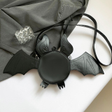 Casual Halloween Bat Small Crossbody Zipper Bags