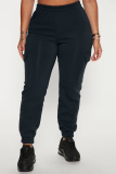 Dark Khaki Casual High Waist Pocket Cargo Pants