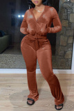 Black Casual Hot Drill Long Sleeve Hooded Jackets And Skinny Pants Sportwear Two Pieces Velvet Jogger Sets