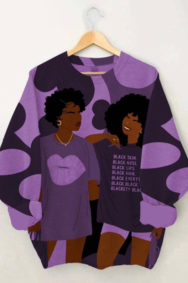 Orange Casual Figure Print Basic O Neck Long Sleeve Fall Winter Sweatshirt