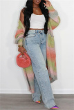 Blue Casual High Waist Regular Distressed Denim Jeans