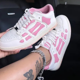 Pink Casual Patchwork Contrast Comfortable Out Door Shoes Sneakers