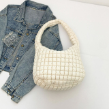 Pink Casual Daily Outing Dating Zipper 3D Textured Clutch Shoulder Bags Handbags