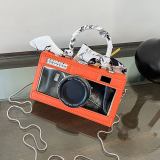 Light Pink Casual Camera Shaped Chains Rectangular Crossbody Clutch Bags Handbag