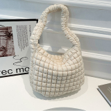 Pink Casual Daily Outing Dating Zipper 3D Textured Clutch Shoulder Bags Handbags