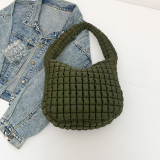Pink Casual Daily Outing Dating Zipper 3D Textured Clutch Shoulder Bags Handbags