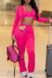 Black Casual Sportswear Zip-up Long Sleeve Jacket Cardigan and Flare Leg Pants Two Pieces Sweatsuits Sets