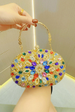 Multicolor Party Club Evening Daily Rhinestone Decor Clutch Bags Handbags