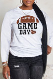 Black Purple Casual Letter Heart Print Round Neck Long Sleeve Fall Winter Sweatshirts Tops