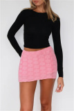 White Party Club Skinny High Waist Mini Wrap Skirts