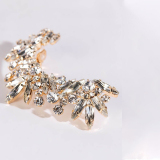 Golden Party Cub Prom Daily Stud Earrings Ear Cuff
